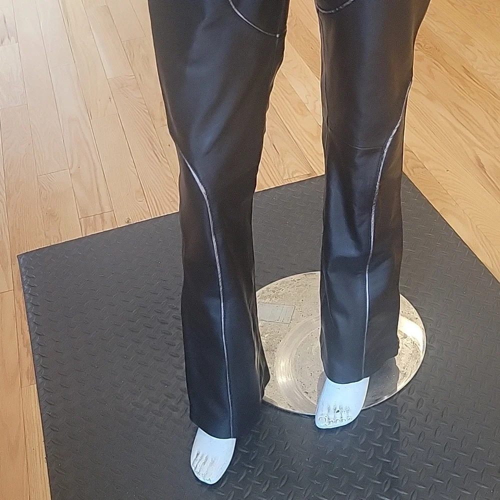 Understated Leather Grand Prix Pants for Free People